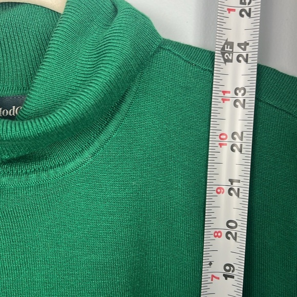 ModCloth green XL lightweight turtleneck sweater - Picture 6 of 7